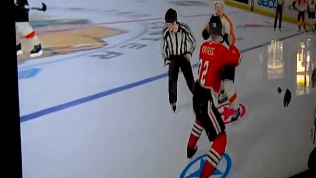 NHL2K11 - how to get a fight started in-game смотреть онлайн