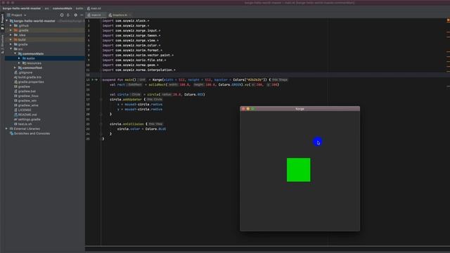 KorGE Tutorial #5 Simple collision detection смотреть онлайн