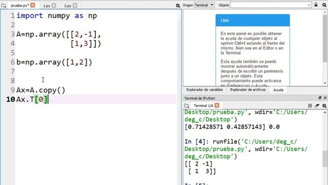 Regla de Cramer Python смотреть онлайн