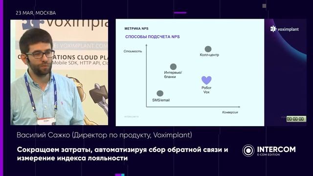 Василий Сажко - Сокращаем затраты, автоматизируя сбор обратной связи и измерение индекса лояльности смотреть онлайн