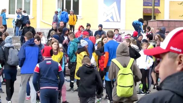 Легкоатлетический пробег Азия - Европа. Магнитогорск. 23.09.2017г. смотреть онлайн