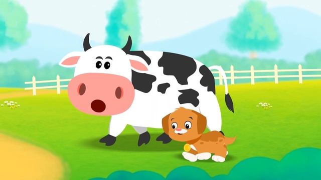 The Farmer in the Dell | Nursery Rhymes for Kids | Kids Learning Videos смотреть онлайн