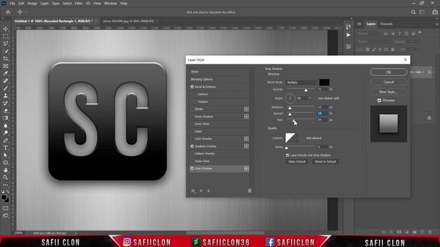 [ Text Effect ] How to make Shiny Logo in Photoshop CC 2021 смотреть онлайн