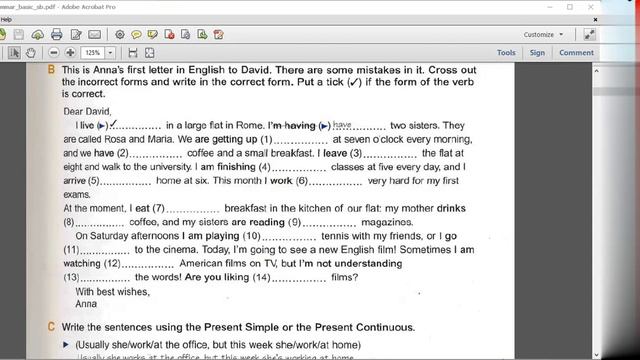 Present continuous,present Simple смотреть онлайн