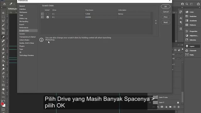 [Solved] How To Fix Error Scratch Disk Full Photoshop смотреть онлайн