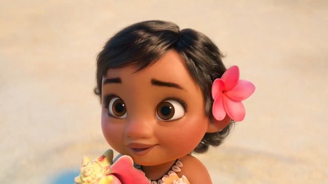Baby Moana Meets the Ocean | Disney Princess смотреть онлайн