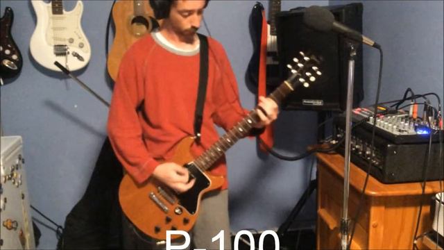 Jonny Dickcheese - Always the Victim (instrumental) pickup comparison - Gibson neck p90 vs p100 смотреть онлайн