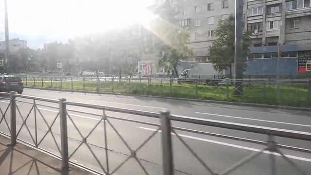 Поездка на 43 трамвае ЛМ-2008 Трамвай Санкт-Петербург Бортовой номер 1426 смотреть онлайн