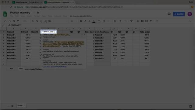 Syncing one spreadsheet to another in Google Sheets смотреть онлайн