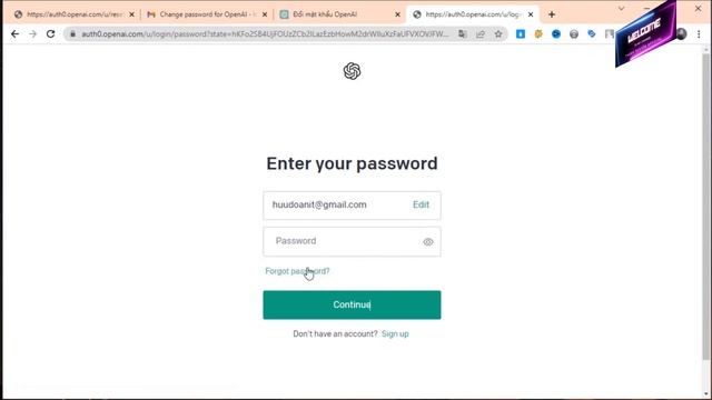 #Hướng Dẫn Cách ĐỔI MẬT KHẨU Trong OpenAI (ChatGPT)