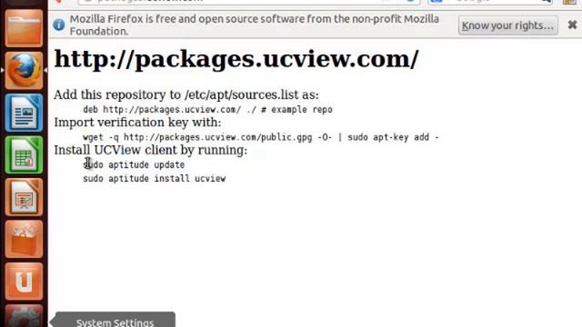UCView on Ubuntu linux installation смотреть онлайн