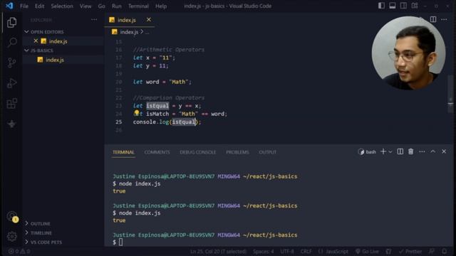 Essential JavaScript For React | #04 - Operators смотреть онлайн