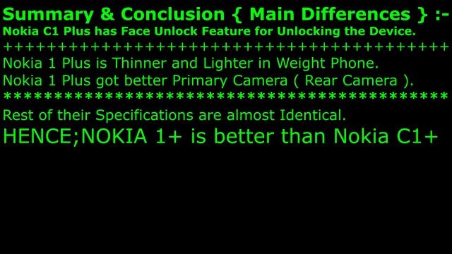 Nokia C1 Plus VS Nokia 1 Plus смотреть онлайн