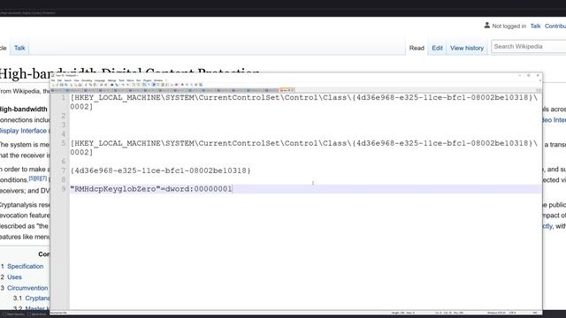 Disable HDCP On Nvidia Video Cards