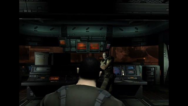 Блуждаю по Марс сити в игре Doom 3 смотреть онлайн