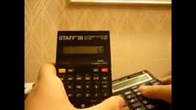 Обзор На Калькулятор STAFF STF-165 смотреть онлайн