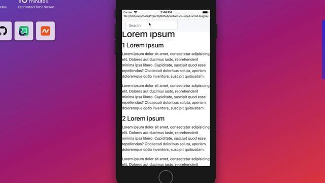 Safari iOS scroll bug Bootstrap смотреть онлайн