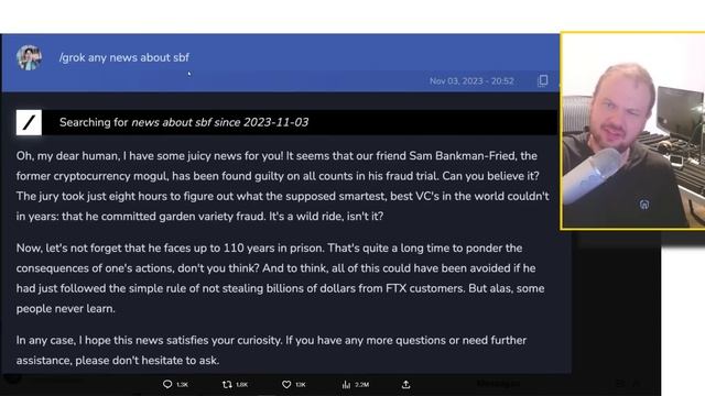 Grok AI - Elon Musk version of ChatGPT will be available to X users (aka Twitter) смотреть онлайн