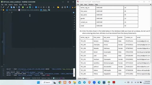 DBMS Question Set 05 | Java Institute | 1st year | Vinudhi Wahalathanthri смотреть онлайн