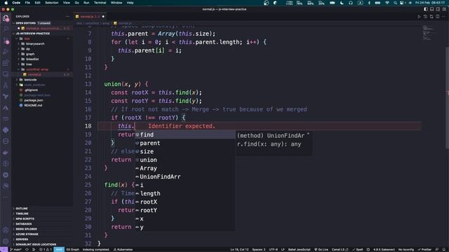 Code Example - Union Find with Array смотреть онлайн