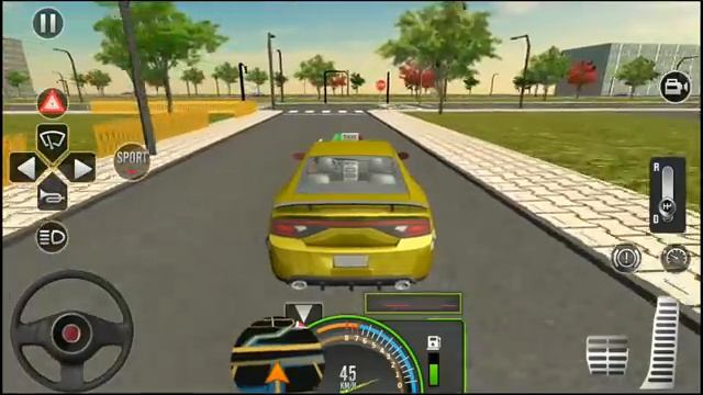 Taxi Driver 2019 - 3D City Cab Simulator - Android iOS Gameplay смотреть онлайн