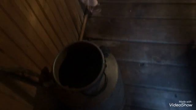 Заканчиваем летний сезон. Топим пасечную баню.