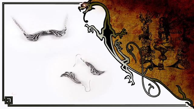 ФЕЙРИ ~ КОМПЛЕКТ УКРАШЕНИЙ КУЛОН И СЕРЬГИ В ВИДЕ КРЫЛЬЕВ СКАЗОЧНЫХ ФЕЙ КРАСИВЫЙ ГАРНИТУР 1830 смотреть онлайн