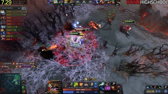 MIRACLE [Timbersaw] Epic Pro Mid 1v5 Raid Boss Late Game Dota 2 смотреть онлайн