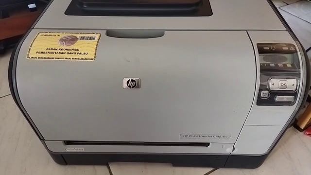 UNBOXING PRINTER HP LASERJET CP1515N COLOR смотреть онлайн