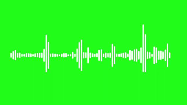 Free footage of audio waveform on green screen смотреть онлайн