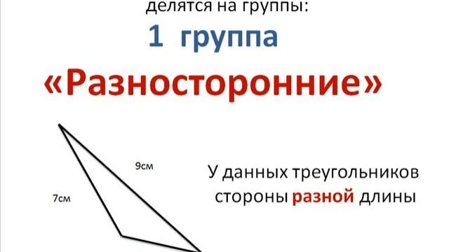 ВИДЫ ТРЕУГОЛЬНИКОВ смотреть онлайн