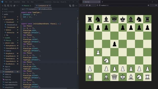 Create a Chess Game with ReactJS - Part 25: Object-Oriented смотреть онлайн