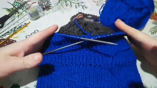 Как вязать подклад к шапке смотреть онлайн