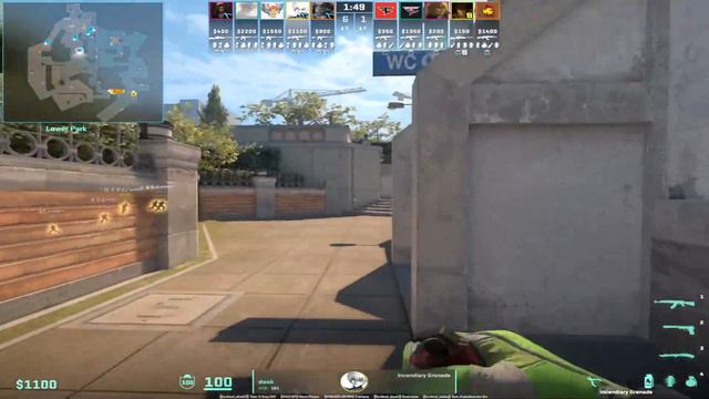 Donk Overpass Nades - Utility POV Vs FaZe | CS2 IEM Katowice 2024