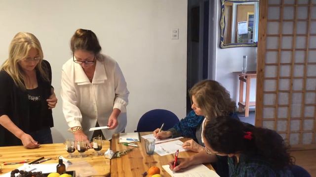 Anna Gann Enseña Perfumería Orgánica En Osmanthus Aromaterapia Noviembre 2015