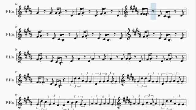 Horn Sheet Music: How to play 7 rings by Ariana Grande смотреть онлайн