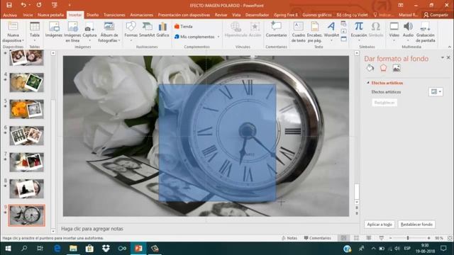 TUTORIAL COMO REALIZAR EFECTO POLAROID POWERPOINT I PARTE смотреть онлайн