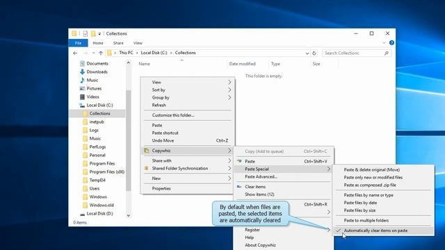 Windows: Select files once and copy them multiple times using Copywhiz смотреть онлайн