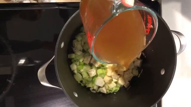 Celery Root & Leek Soup