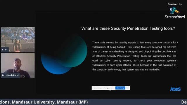Security Of Networks Is Essential By Dr. Hitesh Patel, ATOS  Bengaluru,Karnataka,India