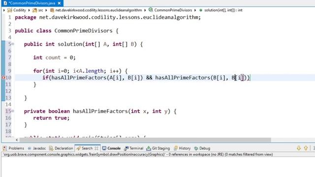 Codility Common Prime Divisors смотреть онлайн