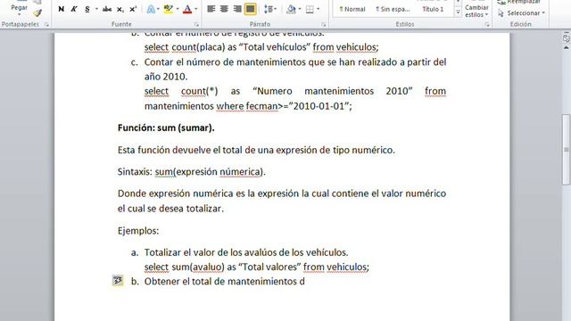 Funciones agregado sql смотреть онлайн