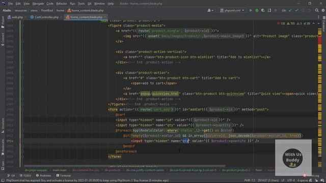 Multi-vendor E-Commerce In Laravel 8. Part #23 Install Laravel Shopping Cart & Add Product . Ep-1 смотреть онлайн
