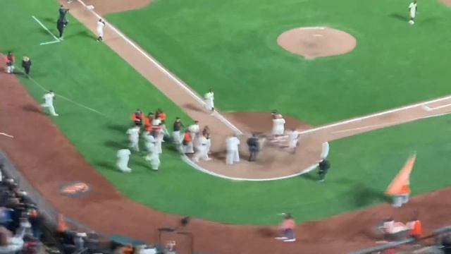 Mike Yastrzemski WALK OFF SPLASH HIT HOME RUN ORACLE PARK 6/19/23! смотреть онлайн