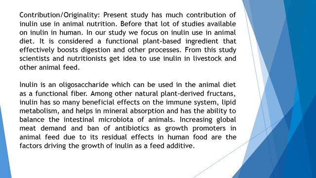A Review Role of Inulin in Animal Nutrition JFTR 2019 61 18 27 смотреть онлайн