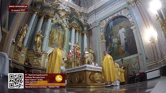 08:00 | БОЖЕСТВЕННА ЛІТУРГІЯ, МОЛЕБЕНЬ до Ісуса Христа | 15.06.2021 Івано-Франківськ УГКЦ смотреть онлайн