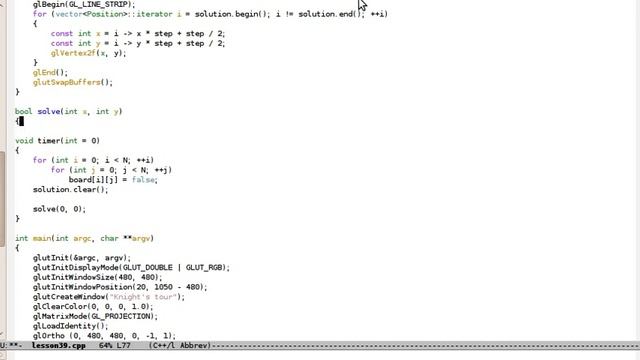 Урок 39. C++ Обход доски шахматным конем смотреть онлайн