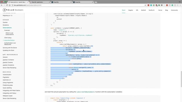 GraphQL Subscriptions with ReactQL смотреть онлайн