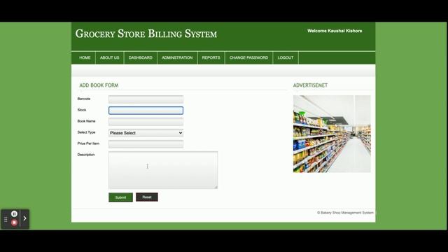 Grocery Store Billing System | PHP and MySQL Project Source Code | PHP MySQL CRUD Project смотреть онлайн