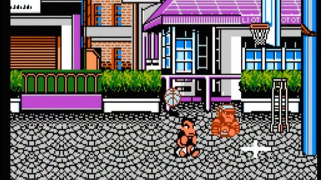 Kunio Kun прикольный баскетбол dendy Nekketsu - Texas (1) смотреть онлайн